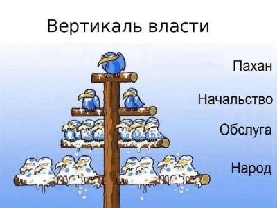 Вертикаль власти. Карикатура, источник: afterempire.info