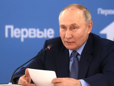 Владимир Путин на заседании набсовета общероссийского движения детей и молодежи, 5.11.23. Фото: kremlin.ru